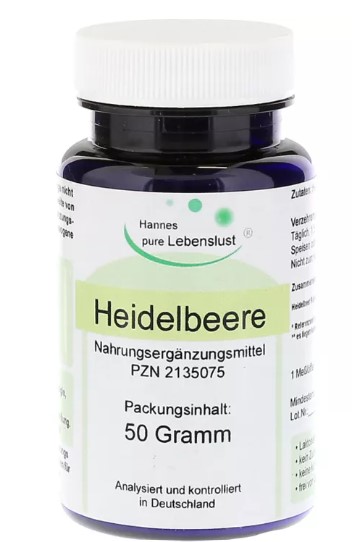 Heidelbeer Pulver 50 g Antioxidantien Bioaktive Verbindungen Heilpflanzen & Wildkräuter Heidelbeer Pulver 50 g Antioxidantien Bioaktive Verbindungen Heilpflanzen & Wildkräuter